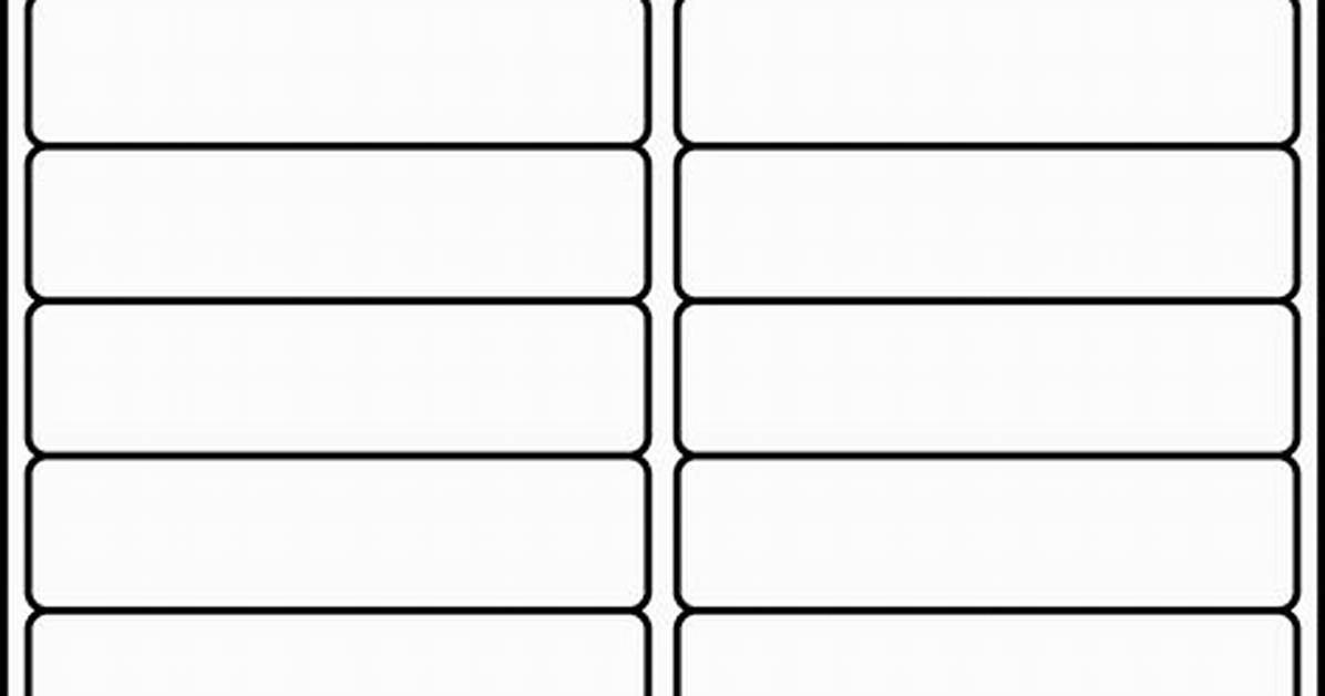 Avery 8366 Template