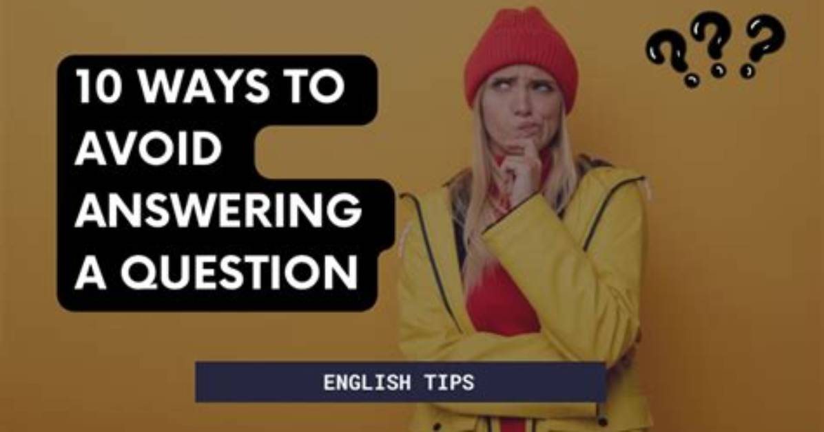 Avoid Answering as a Difficult Question