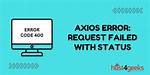 Axios Request Failed with Status Code 429 but It Is Working with Postman