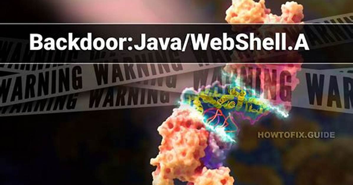 Backdoor: Java/Webshell. a — Java Webshell Backdoor