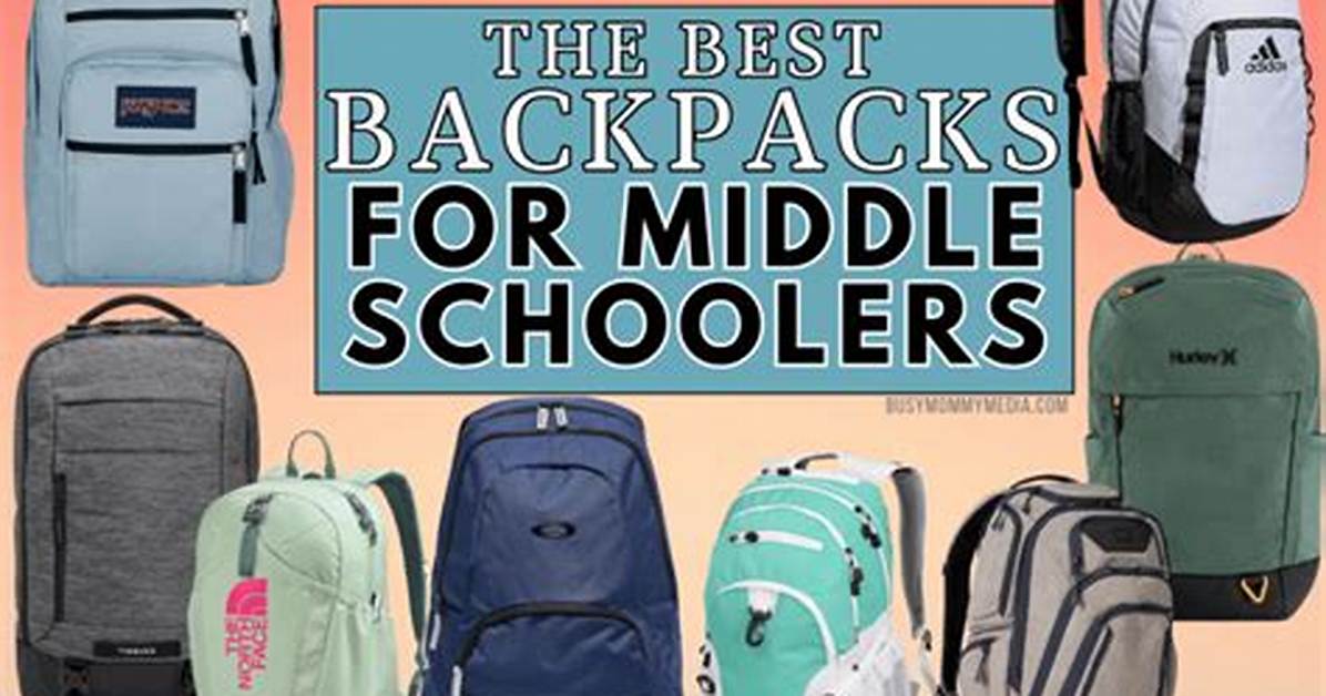 Backpacks Middle School