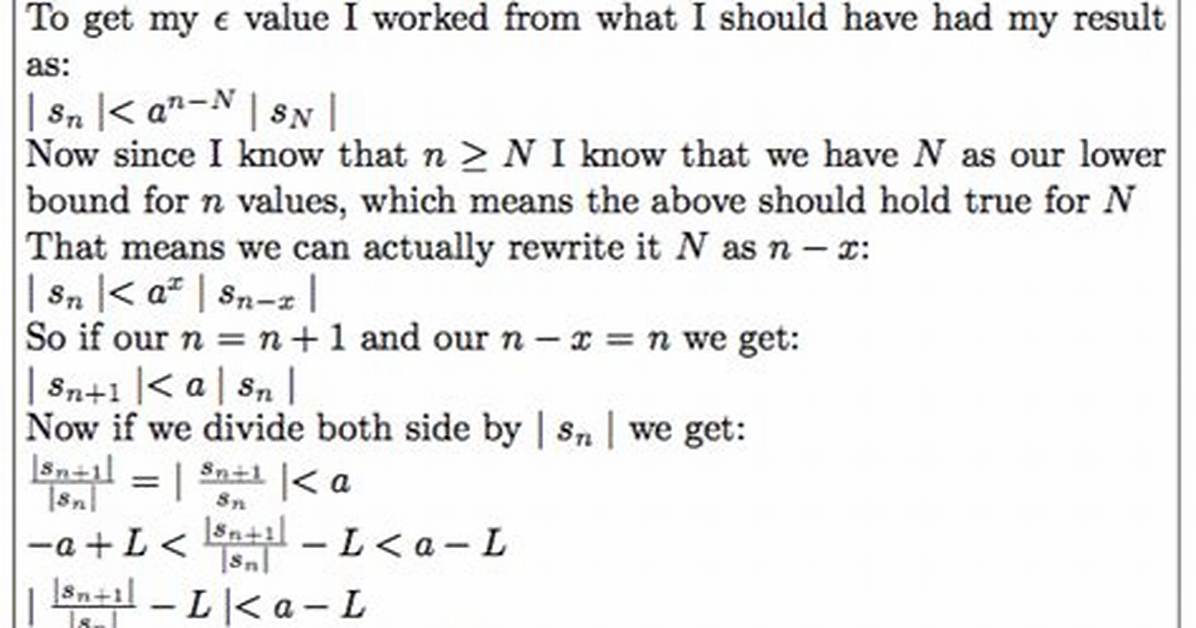 Backwards Epsilon