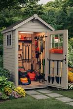 Backyard Building for Tool Storage