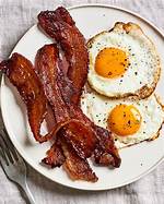 Bacon ___ Eggs