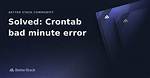 Bad Minute in Crontab?