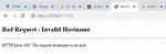 Bad Request - Invalid Hostname Asp. Net Visual Studio 2015