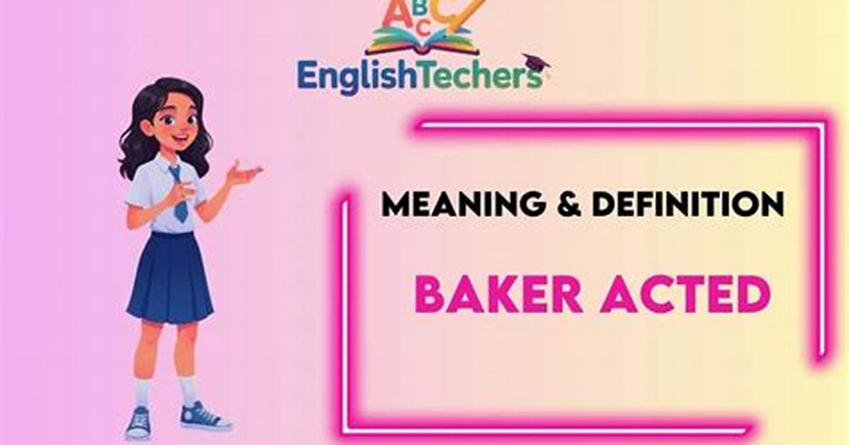 Baker Acted Definition
