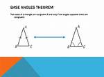 Base Angles Theorem