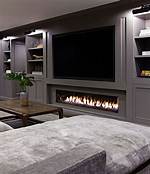 Basement Fireplace