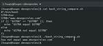 Bash Empty String Comparison Behavior