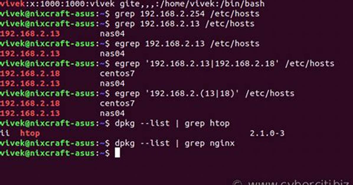 Bash: Grep Pattern from Command Output