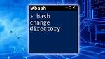 Bash Script Change Directory Returns No Such File or Directory