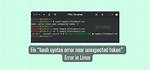 Bash Syntax Error: "[[: Not Found" [Duplicate]