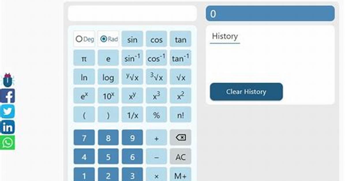 Basic Math Summary Calculator