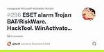 Bat/Riskware. Hacktool. Winactivator. E