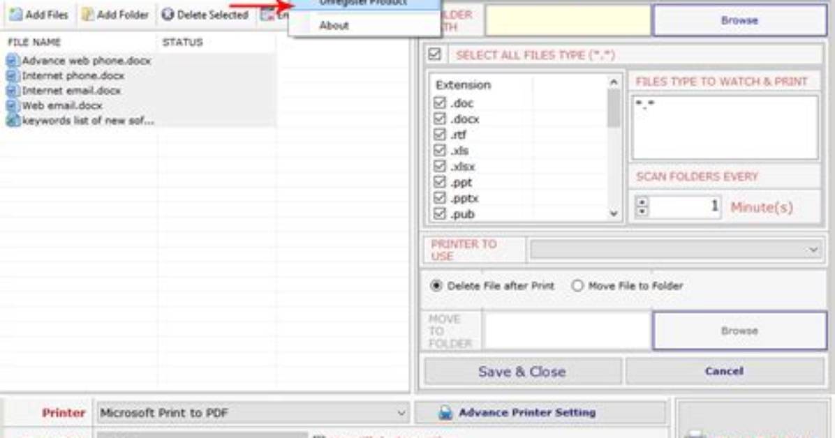 Batch File Printing