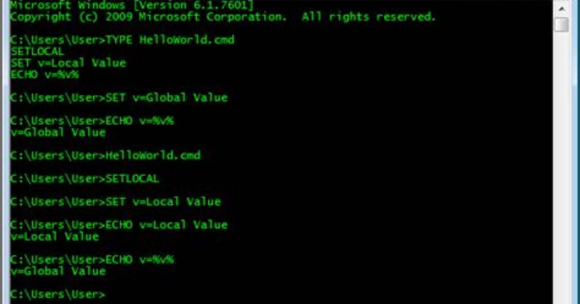 Batch Script That Should Set a Path Variable Breaks the String