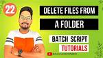 Batch Script to Conditionally Delete Files