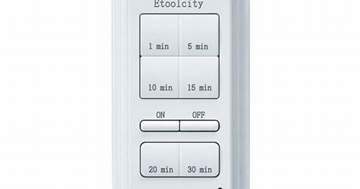Bathroom Fan Timer Switch