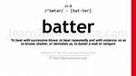 Batter Definition