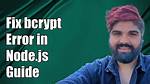 Bcrypt Error: Data and Hash Arguments Required