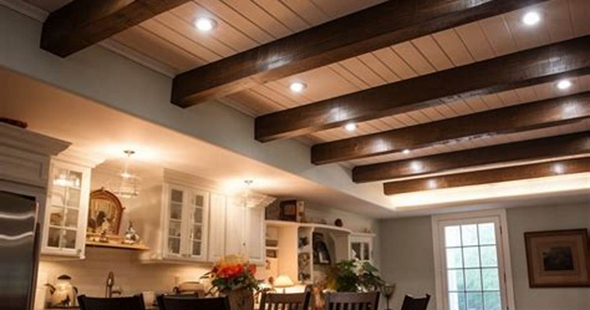 Beams on Ceiling