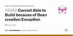 Bean Creation Error When Starting Spring Boot Application