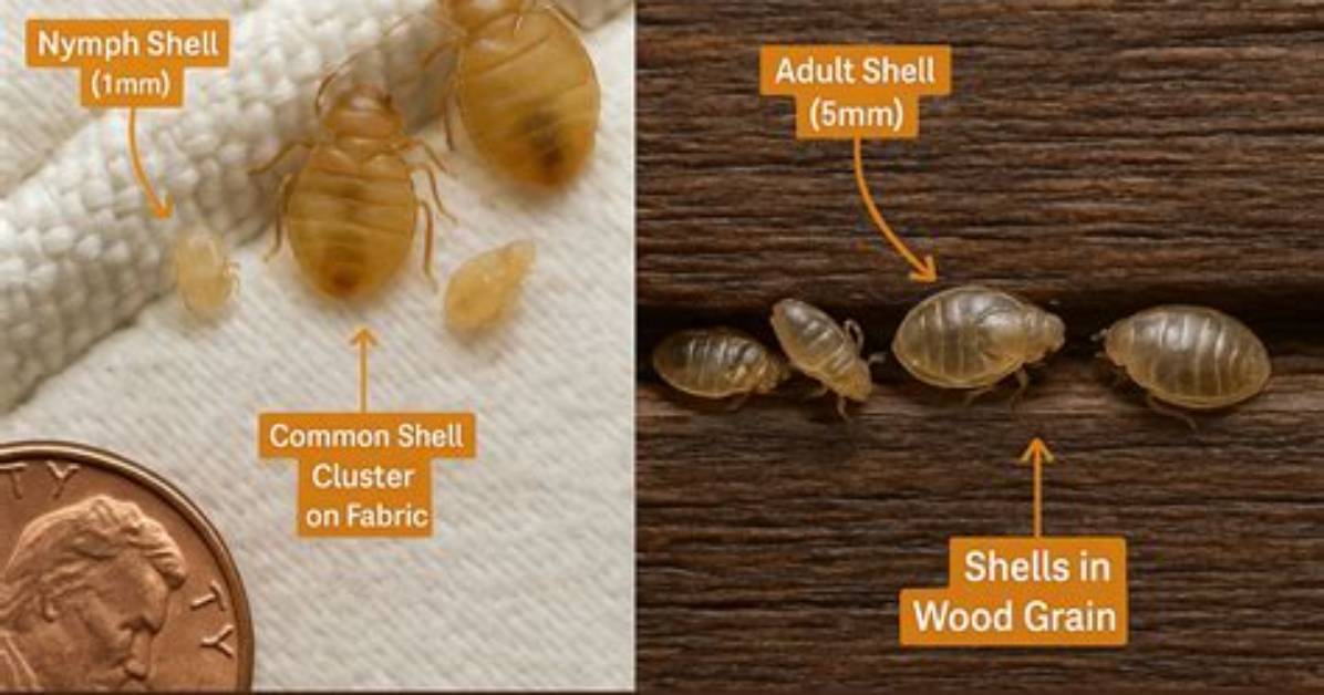 Bed Bug Shedding