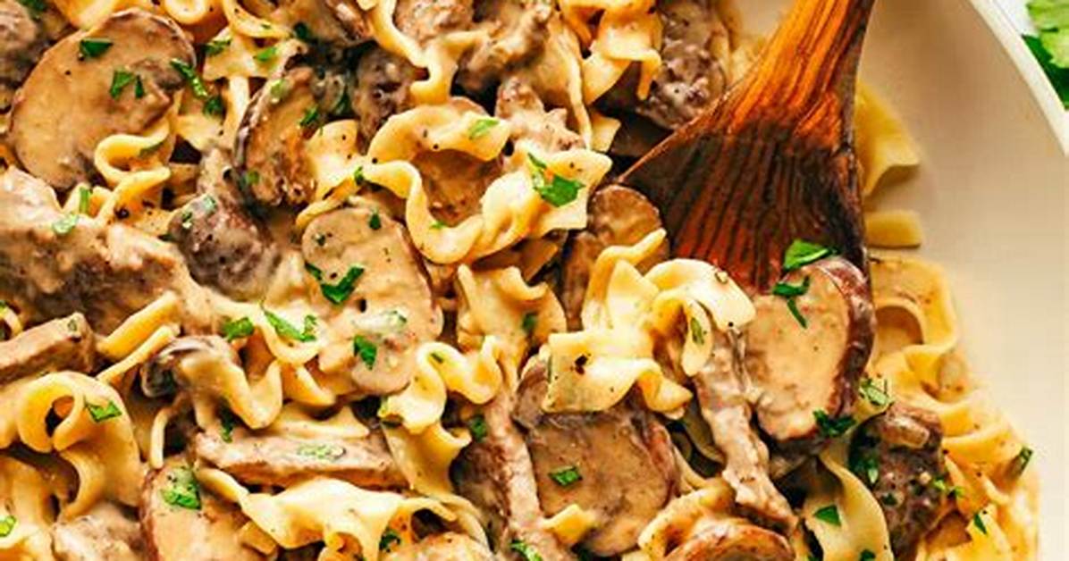 Beef Stroganoff for Example