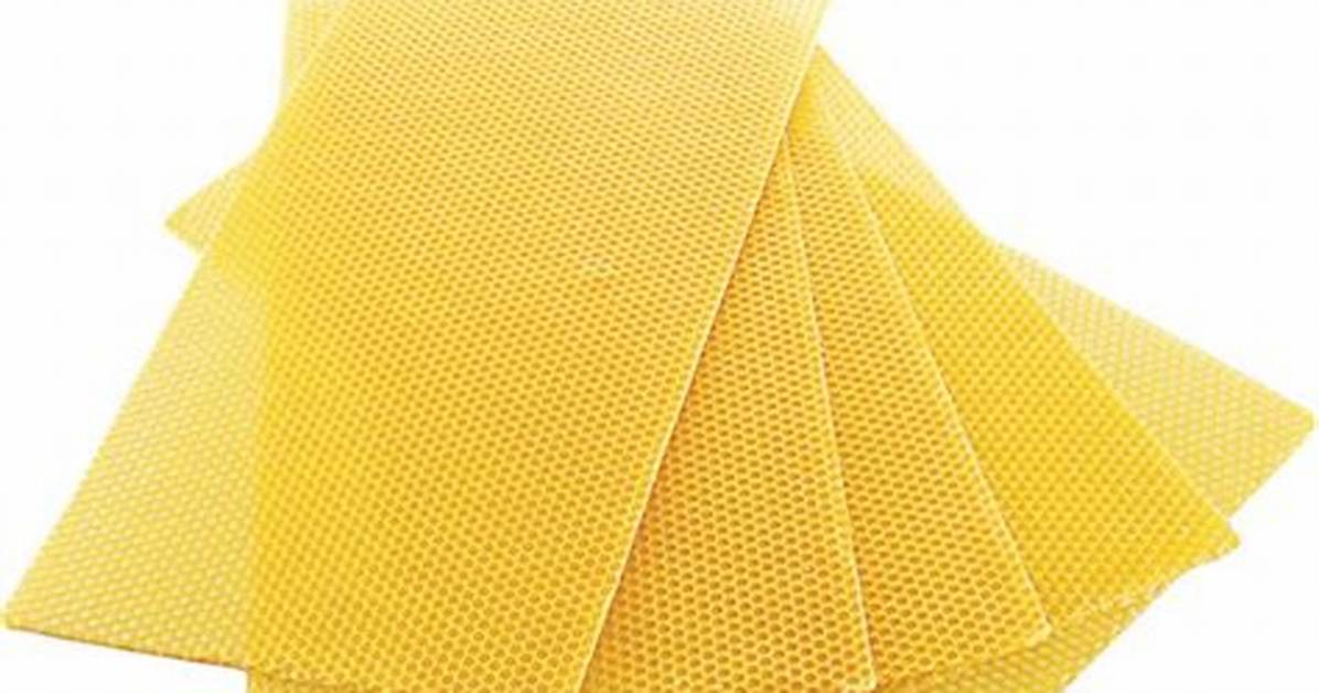 Beeswax Sheets