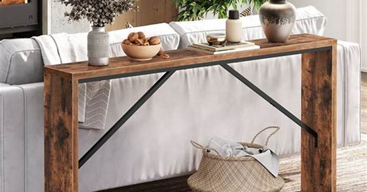 Behind the Couch Table