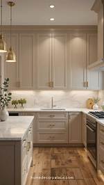 Beige Kitchen Cabinets