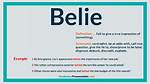 Belies Synonym