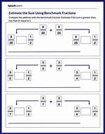 Benchmark Fractions Estimate Difference for 3/4 and 1/2 Using Nearest