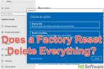 Best Answer: Does Resetting Windows 10 Delete?