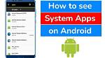 Best Answer: Which Android System Apps Are Safe to Disable?