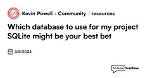 Best Answer: Why We Use Sqlite Database in Android?
