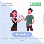 Bickering Meaning