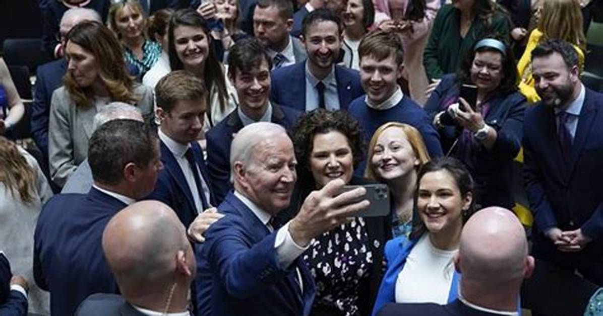 Biden Visits Belfast 25 Year's After Good Friday Agreement