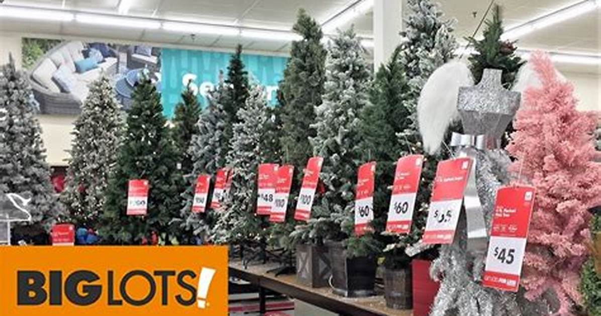Big Lots Trees