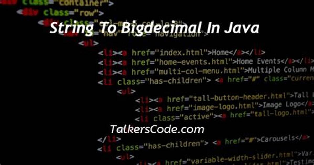 Bigdecimal to String