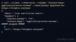 Binary Data Posting with Curl
