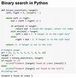 Binary Search in a Python List