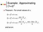 Binomial Expansion for Approximation