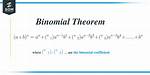 {Binomial Theorem}