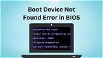 Bios Error While Attempting to Boot