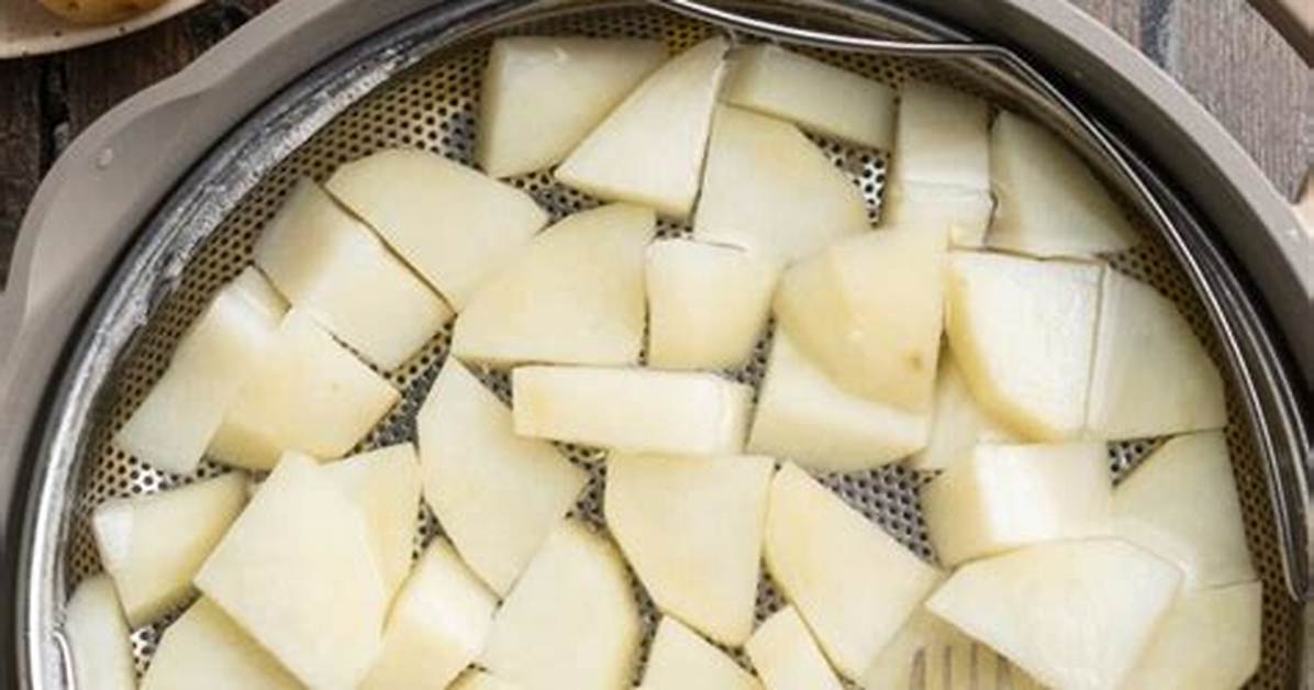 Blanch Potatoes