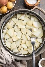 Blanch Potatoes