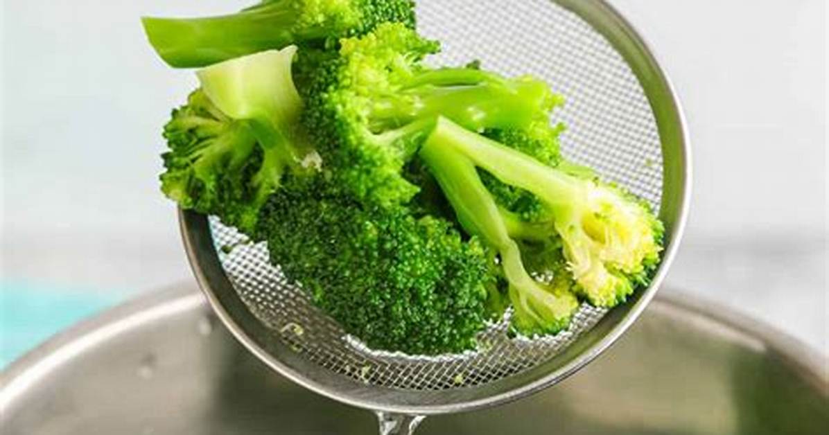Blanching Broccoli