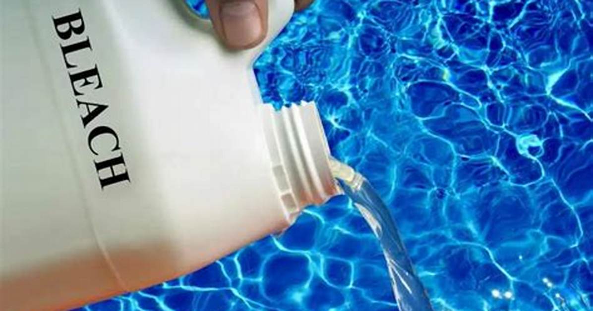 Bleach in Pool